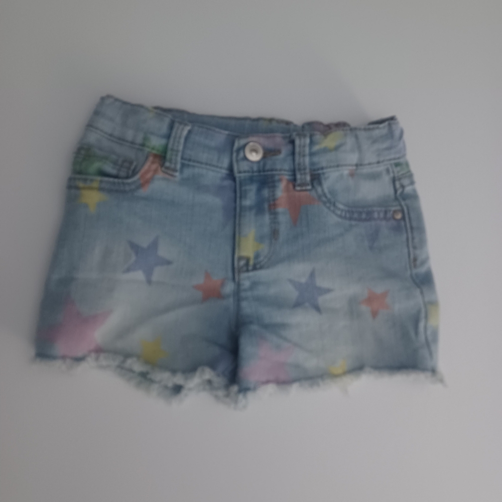 Wonder Nation Denim Star Print Shorts Sz 3T